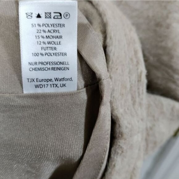 The NWT Cynthia Rowley Mohair Wool, Blend Oversized Sweater Dress in Size L - Picture 10 of 12